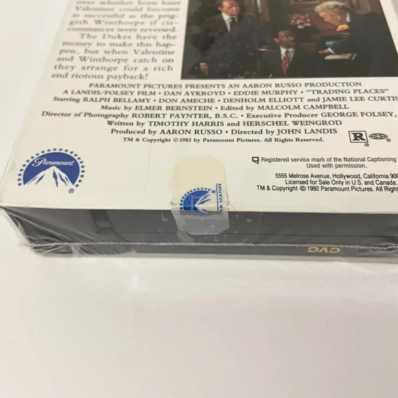 Vintage 1991 Trading Places VHS Tape Movie - Picture 12 of 16